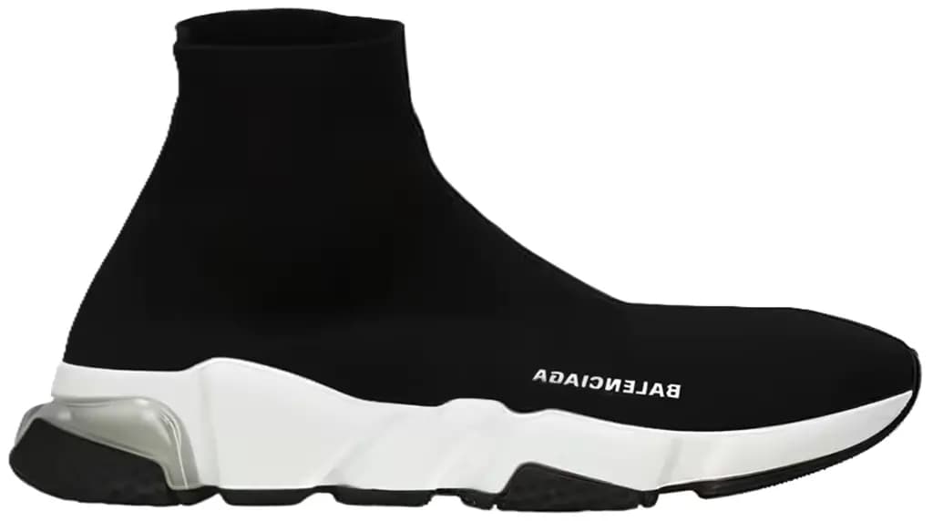 Giày Balenciaga Speed Trainers Clearsole 'Black' 607544W05GG1010
