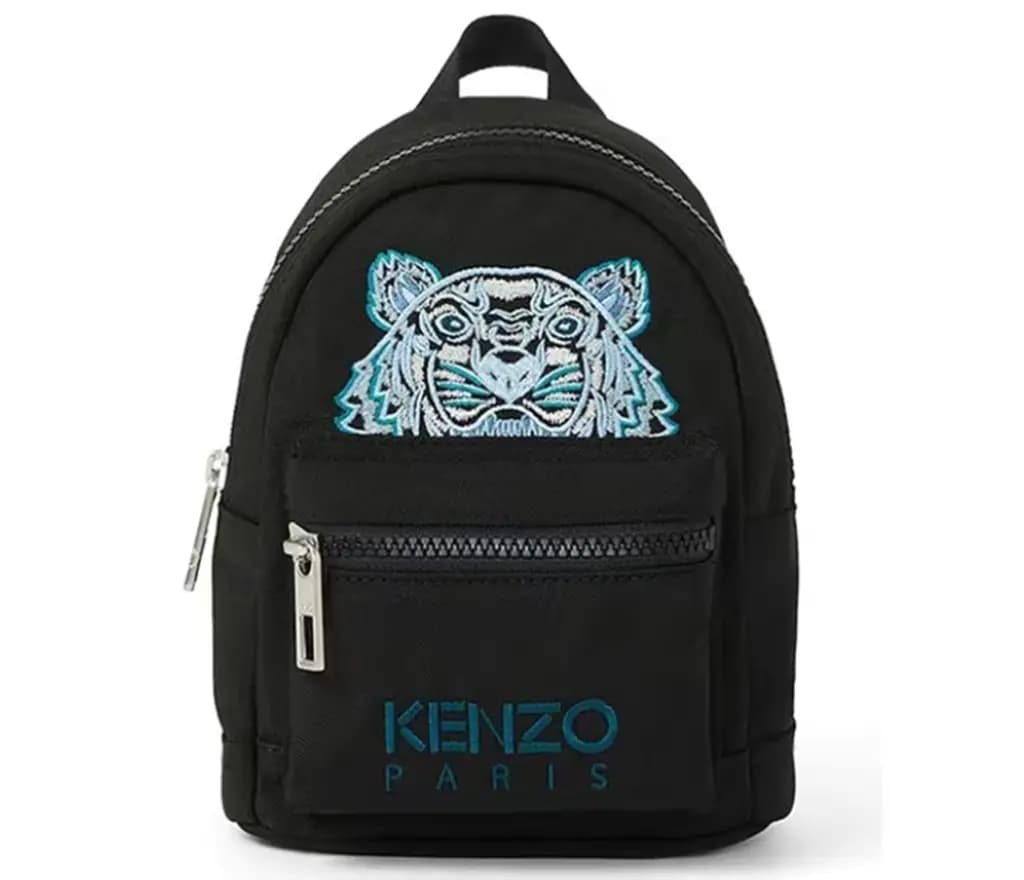 Balo Kenzo Kampus Tiger Embroidered Mini 'Black' FA65SF301F20-99E