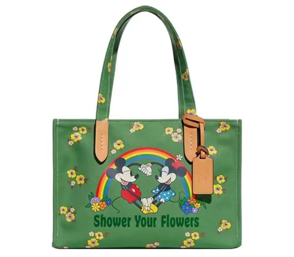 Túi Coach x Disney Tote Handbag 'Green' CH419-B4RT2