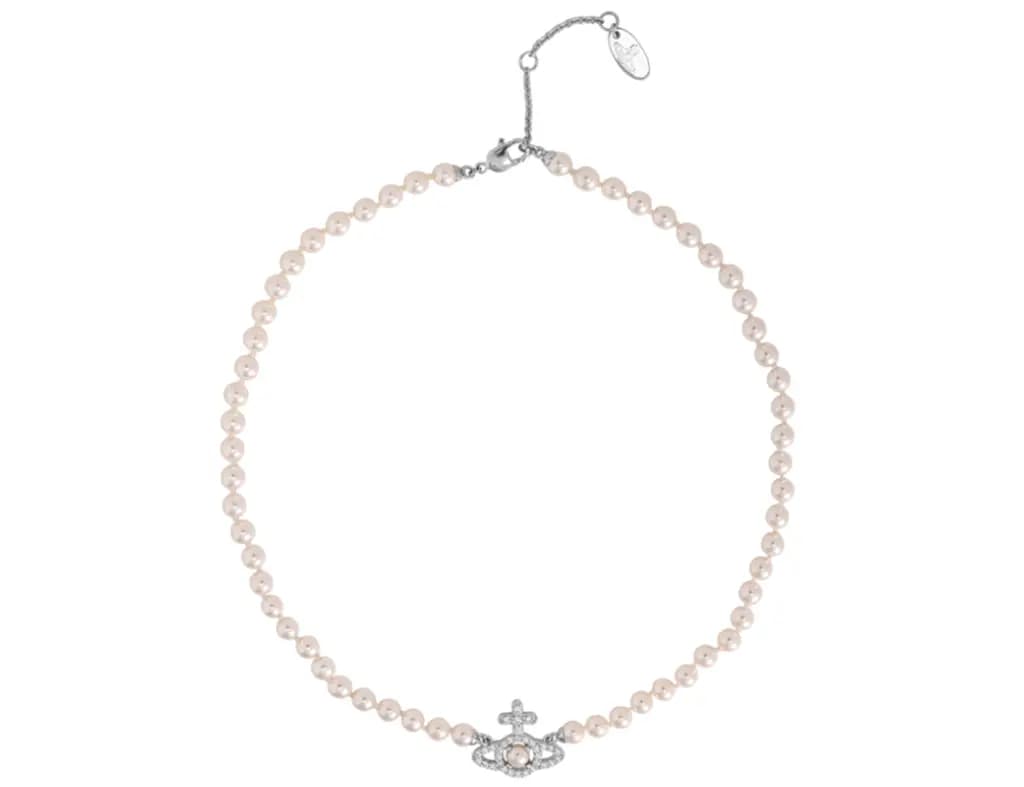 Dây Chuyền Vivienne Westwood Necklace 'Pearl' 6301011P02P373