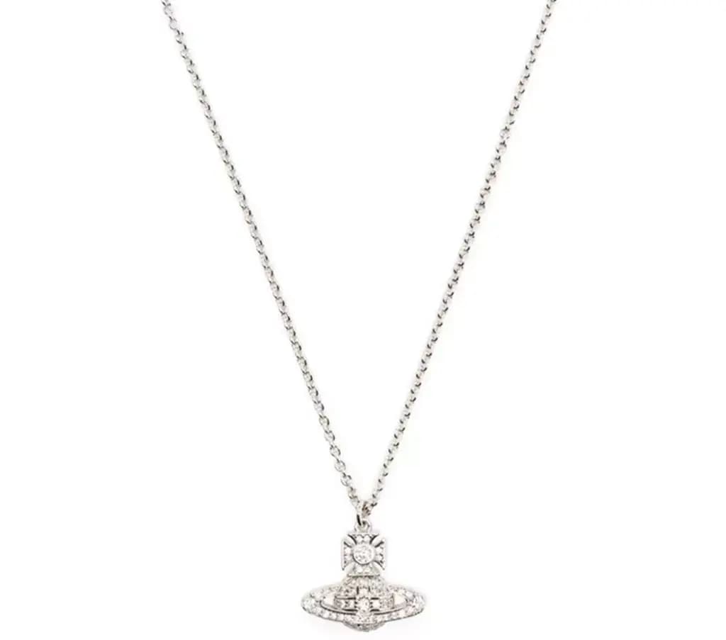 Dây Chuyền Vivienne Westwood Carmela Cubic 'Silver' 630203BH-02P102