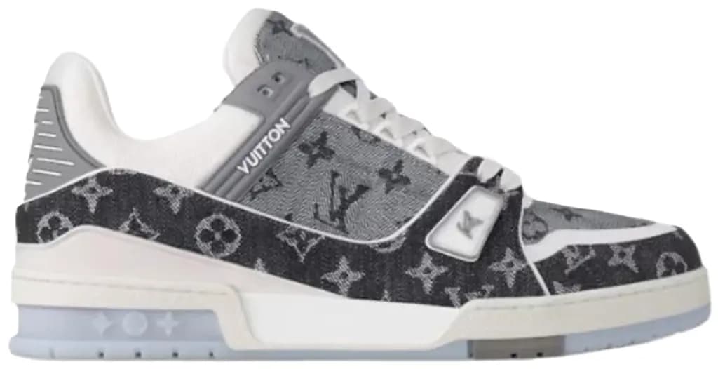 Giày Louis Vuitton Trainer Sneaker 'Grey' 1ADHIZ