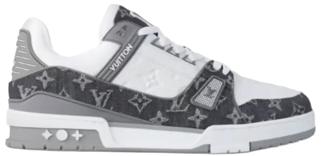 Giày Louis Vuittonn Trainer Sneaker 'Grey' 1ADH2W