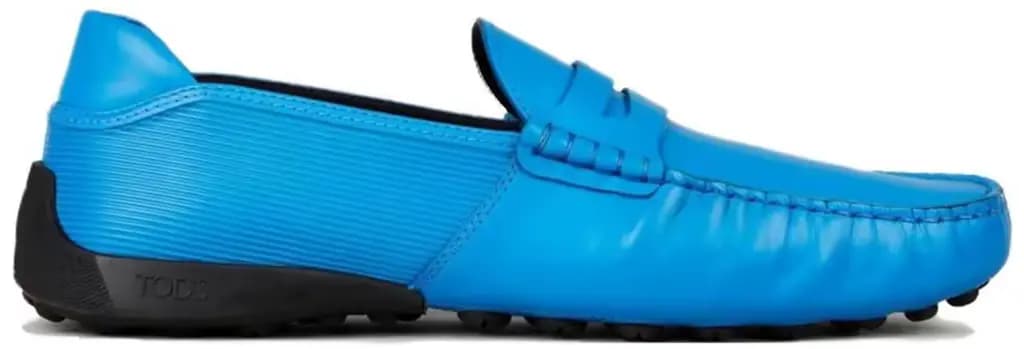 Giày Tods Loafers In Leather 'Blue' Y5U86K0HL90BR0U423