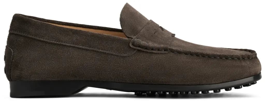 Giày Tods Suede Moccasin 'Brown' XXM31L00640M8WS404