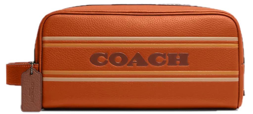Túi Coach Large Travel Kit Coach Stripe 'Canyon Multi' CH077-QBNP6