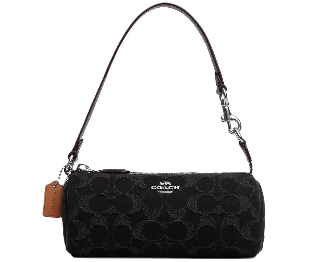 Túi Coach Nolita Barrel Bag 'Silver Black' CP258-SVBK