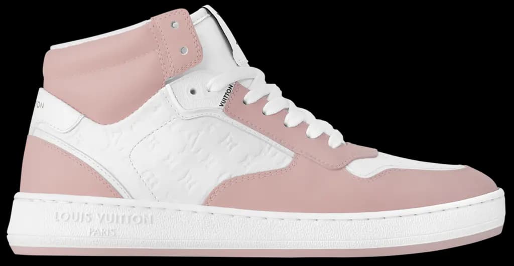 Giày Louis Vuitton LV Stadium Mid Top 'Pink' 1ADCO1