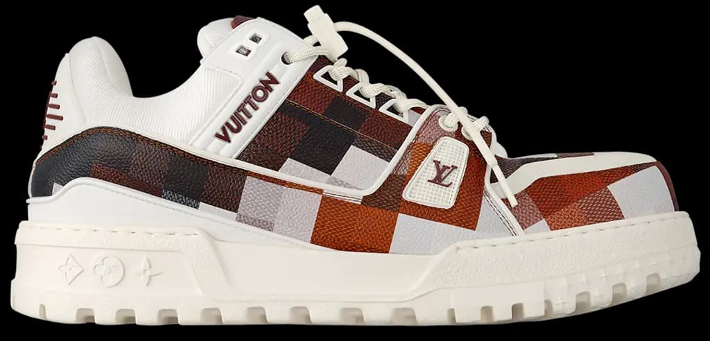 Giày Louis Vuitton LV Trainer Maxi 'Marron' 1AD7TF