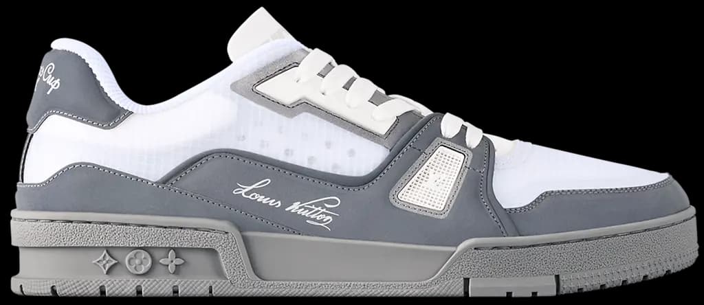Giày Louis Vuitton LV Trainer 'Grey' 1AD6TZ