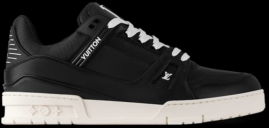 Giày Louis Vuitton LV Trainer Sneaker 'Black' 1AD9W2