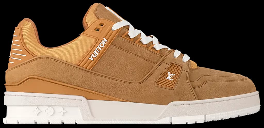 Giày Louis Vuitton LV Trainer Sneaker 'Brown' 1AD9XN