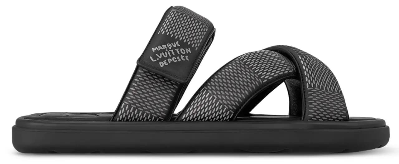 Dép Louis Vuitton LV Venice Mule 'Black' 1ACRJ1