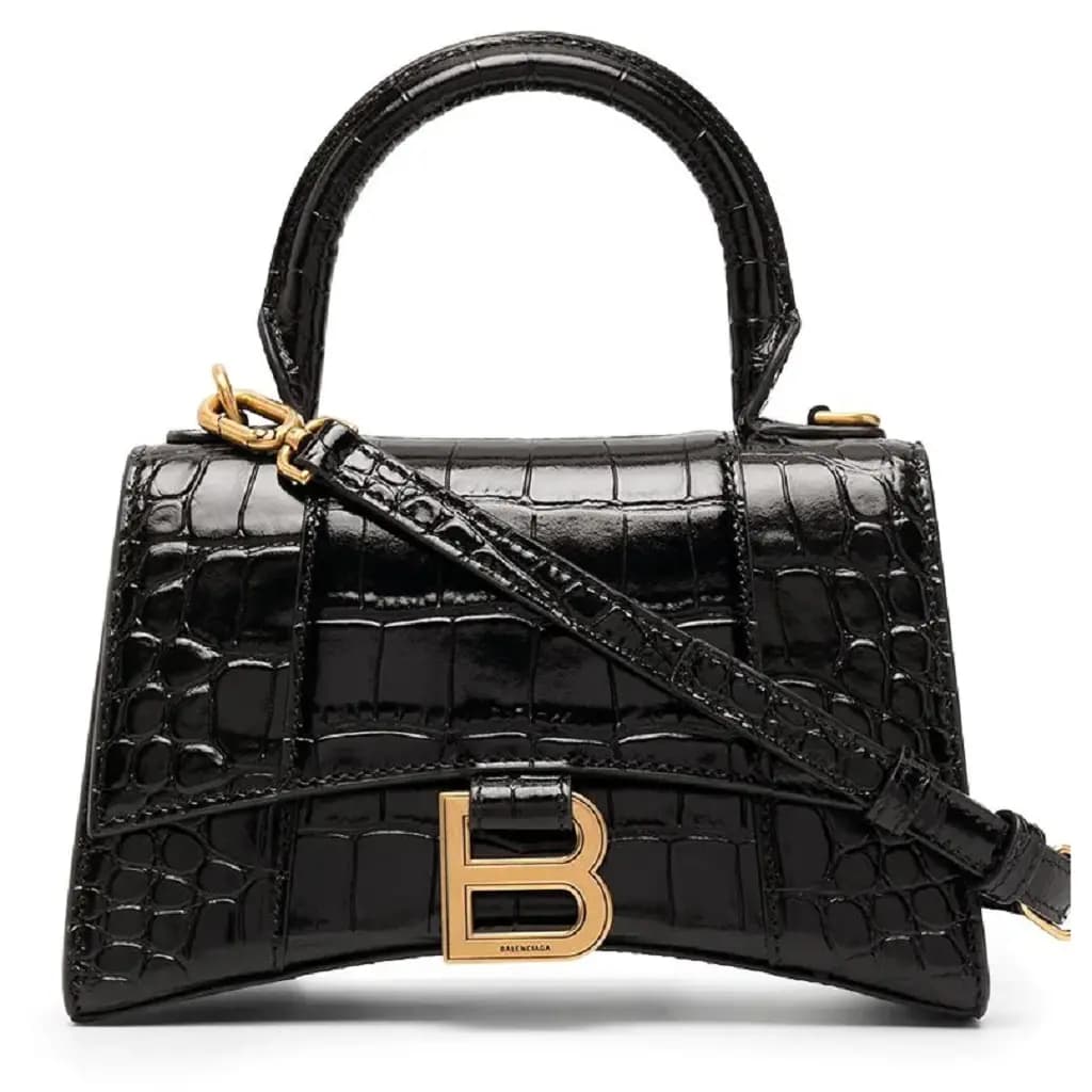 Túi Balenciaga Hourglass 'Black' 5928331LRGM1000