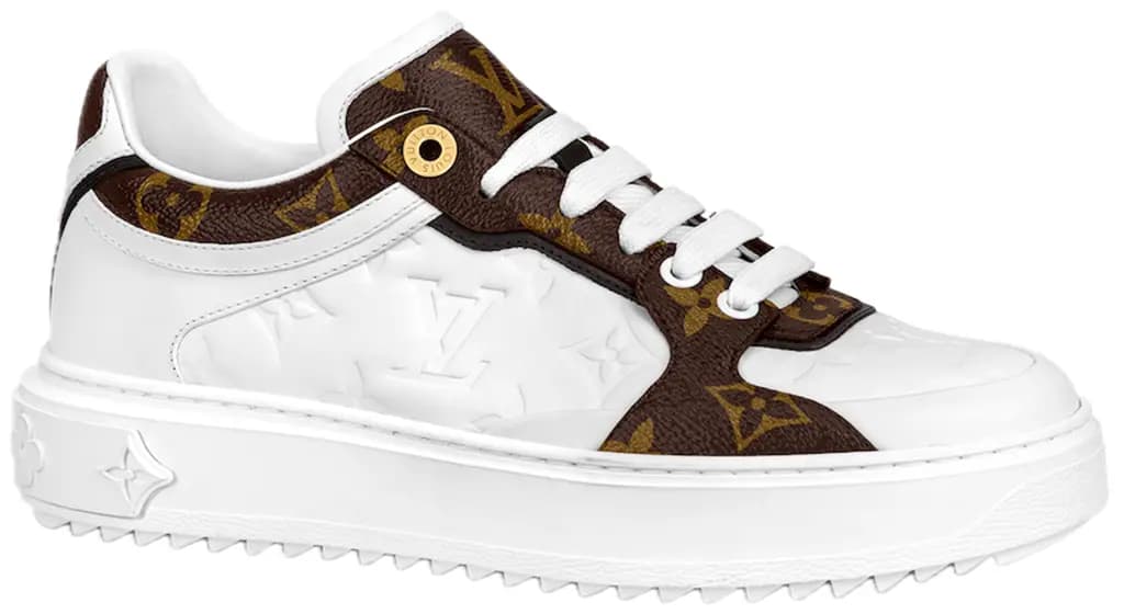 Giày Louis Vuitton Time Out Trainers 'White' 1AAWFP