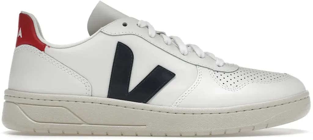 Giày Veja V-10 Leather 'White Nautico' VX021267