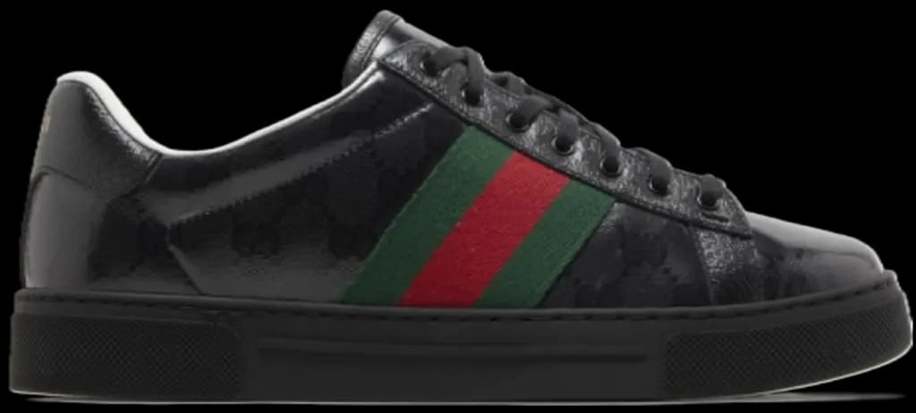 Giày Gucci Ace GG Crystal 'Black' 760775-FACRF-1163