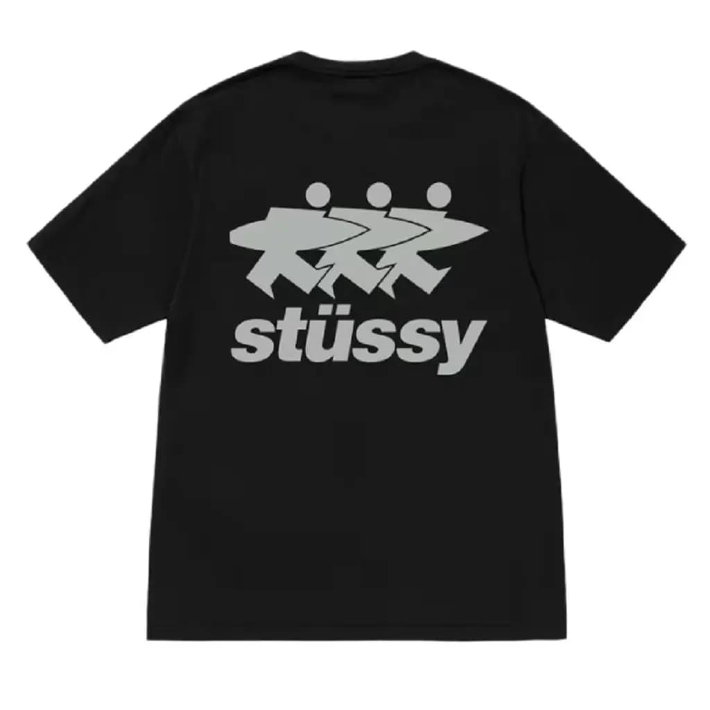 Áo Stussy Surfwalk Pig Dyed Tee 'Black' 1905063