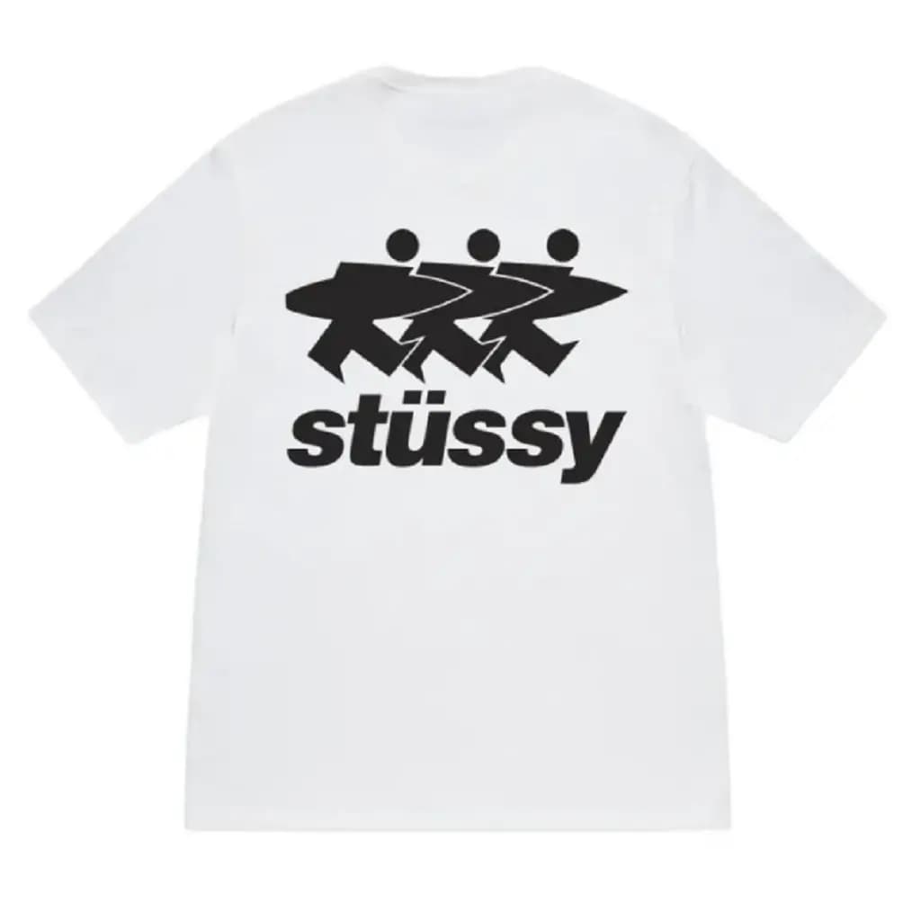 Áo Stussy Surfwalk Pig Dyed Tee 'White' 1905063