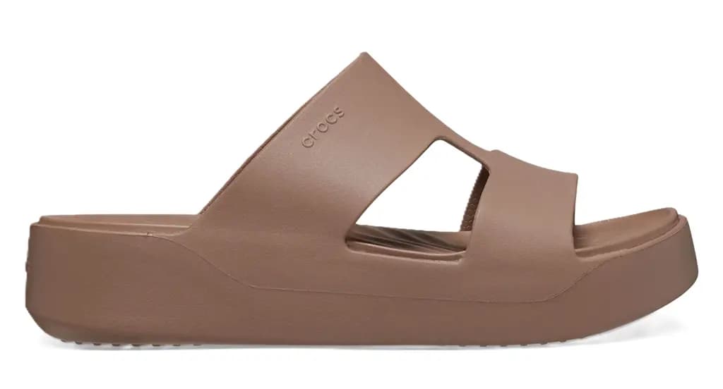 Dép Crocs Getaway Platform H-strap 'Latte' 209409-2Q9