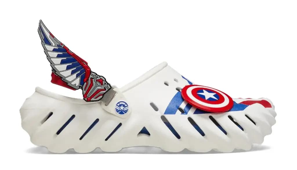 Dép Crocs Echo Clog x Marvel 'Captain America' 209478-100