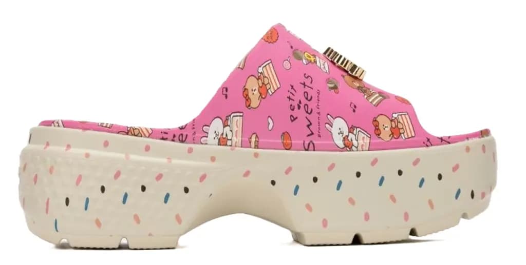 Dép Crocs Stomp Slide x Line Friends 'Petit Sweets' 209828-2Y2