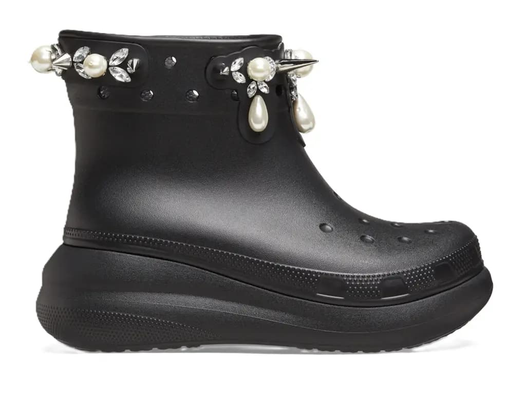 Dép Crocs Crush Boot x Simone Rocha 'Black' 210143-001
