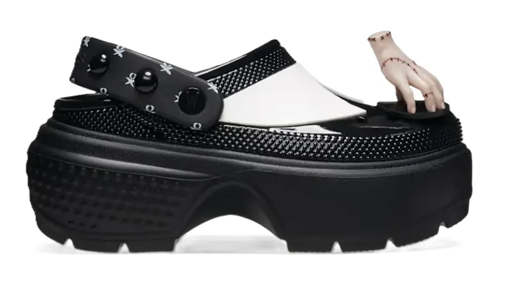 Dép Crocs Stomp x Wednesday 'Wednesday Addams' 210214-001
