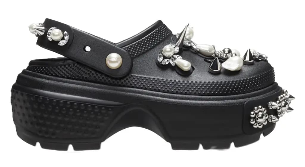 Dép Crocs Stomp x Simone Rocha Clog 'Black' 210942-001