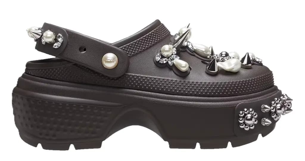 Dép Crocs Stomp x Simone Rocha Clog 'Espresso' 210942-206