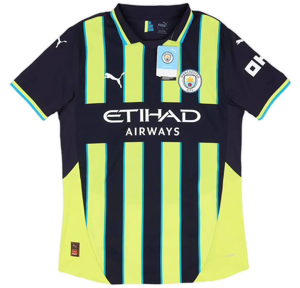 Áo Puma Manchester City 24/25 Authentic Away 'Black Yellow' 778614-02