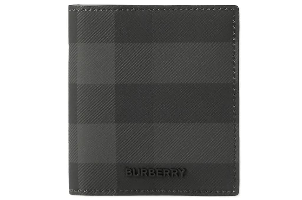 Ví Burberry Check Folding Card Case 'Charcoal' 80732761