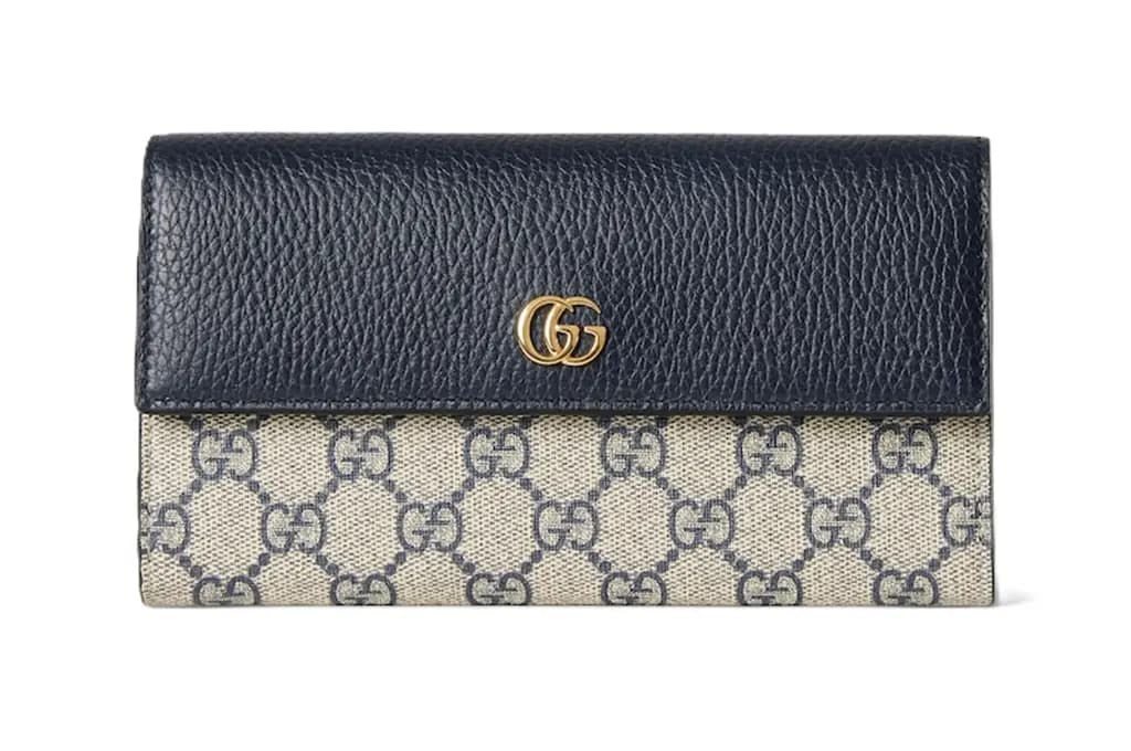 Ví Gucci GG Marmont Continental 'Beige Blue' 456116-17WAG-4041