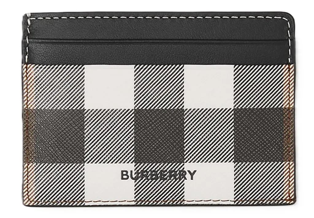 Ví Burberry Check Leather Card Case 'Brown' 80527951