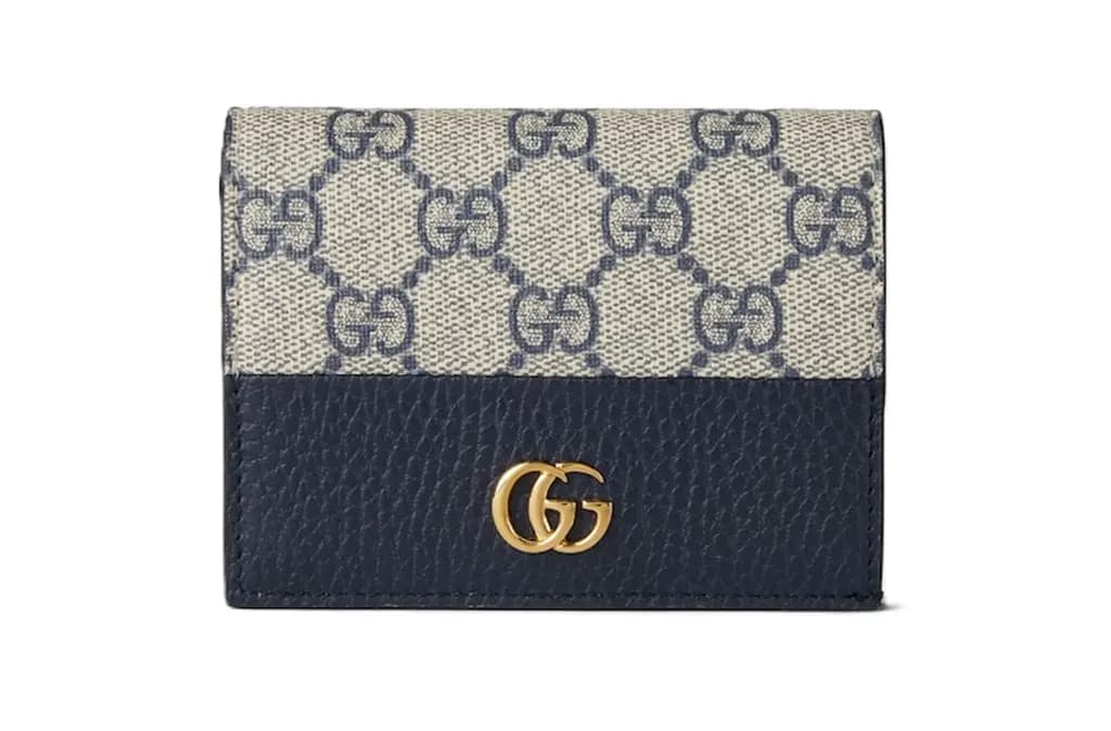 Ví Gucci GG Marmont Card Case 'Blue' 658610-17WAG-4041