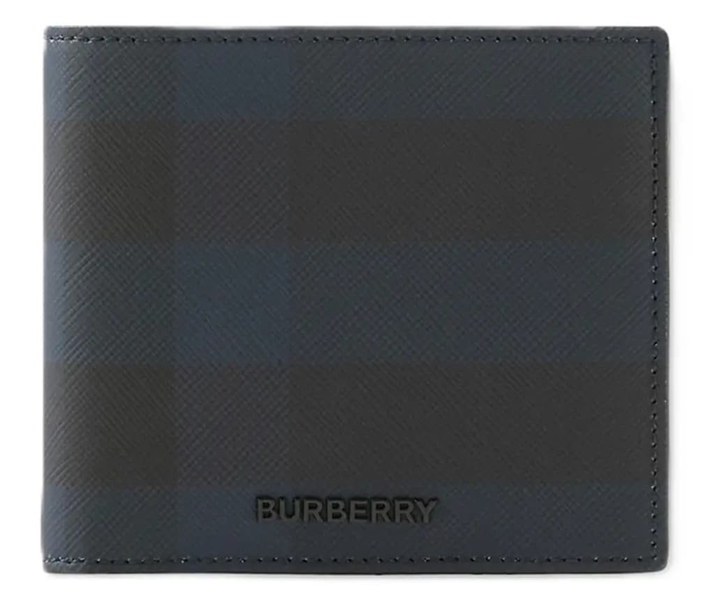 Ví Burberry Check Bifold Coin Wallet 'Navy' 80732841