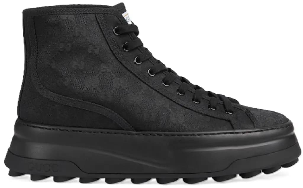 Giày Gucci High Top Trainer 'Black' 745999-20Q20-1000