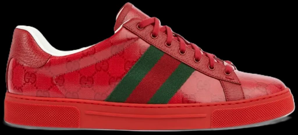 Giày Gucci Ace GG Crystal 'Red' 760775-FACRF-6943