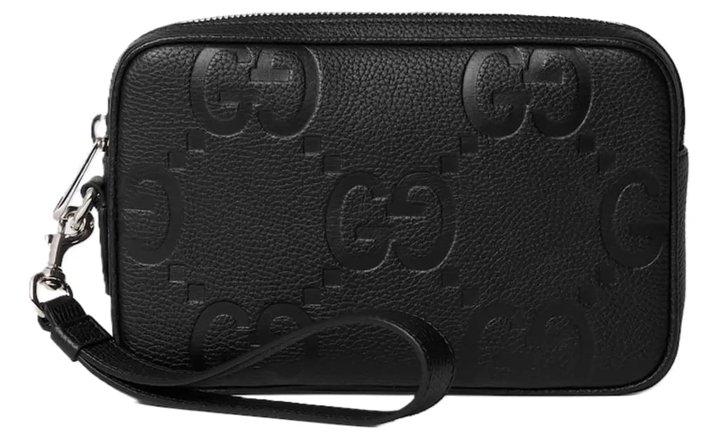 Túi Gucci Small Jumbo GG Pouch 'Black' 802148-AABY0-1000