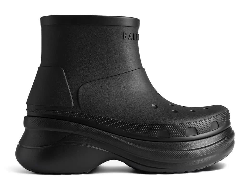 Dép Crocs X Balenciaga Bootie 'Black' 815522W1S8E1000