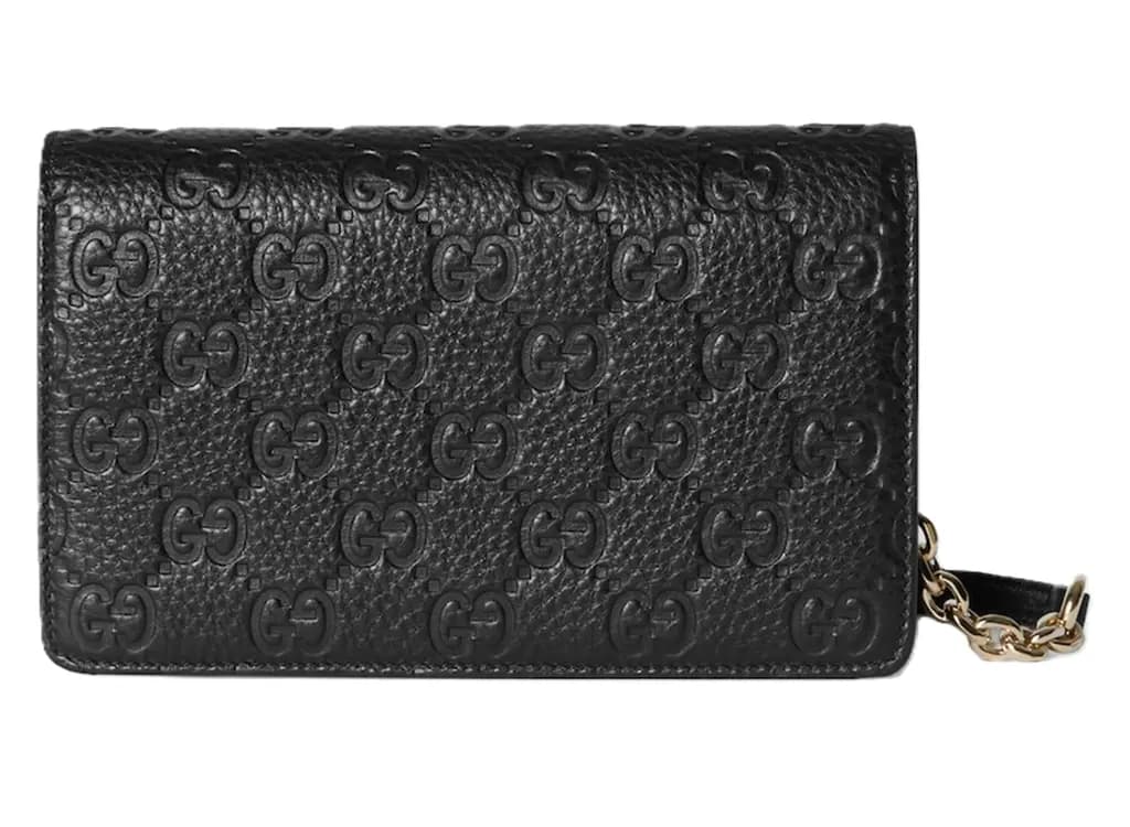 Túi Gucci GG Emblem Super Mini Shoulder 'Black' 818705-AAEEM-1000