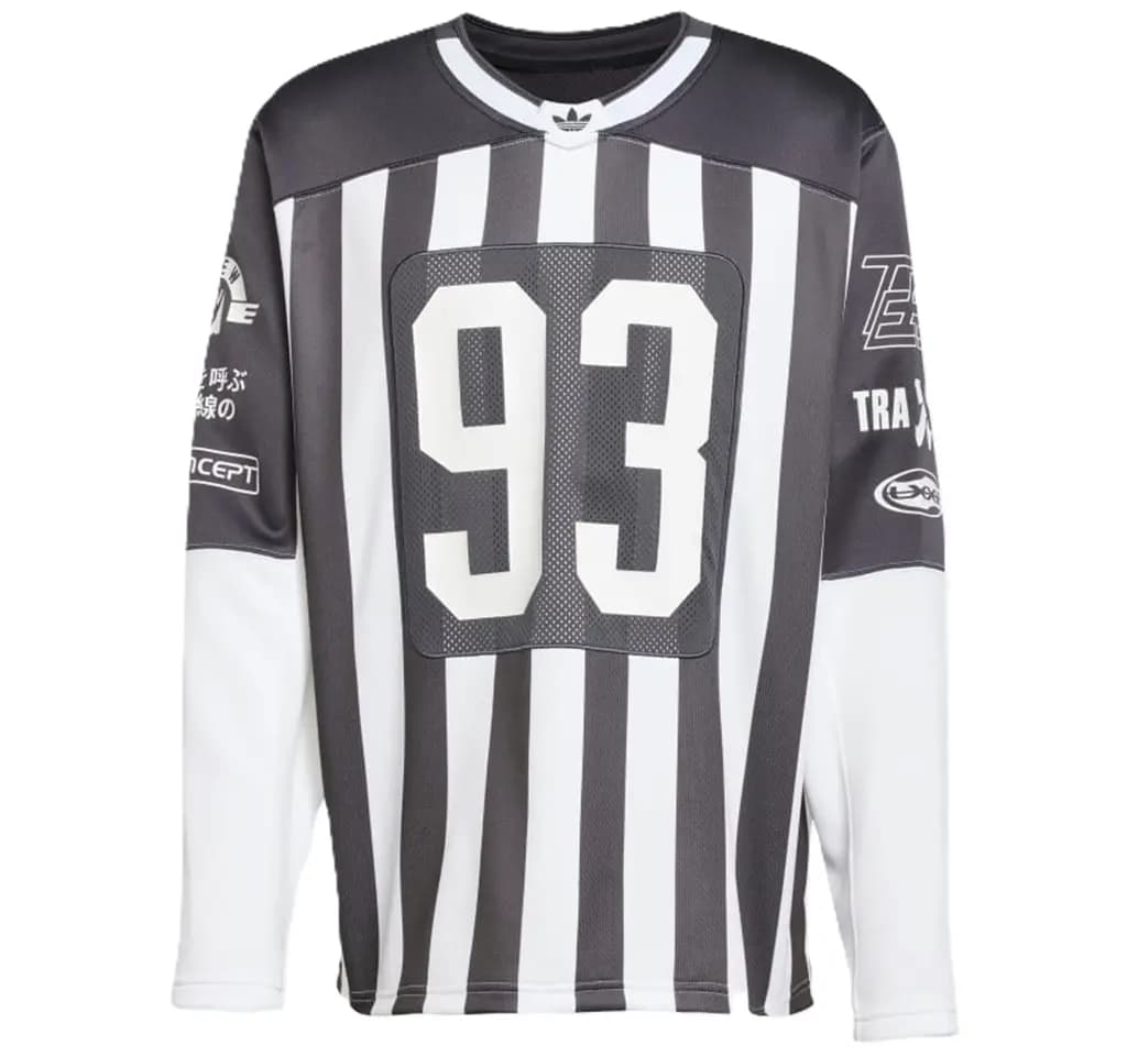 Áo Adidas Adilenium Season 2 Team '93 Long Sleeve Jersey 'Black White' JM4943