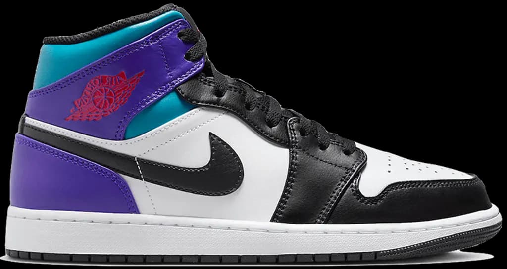 Giày Nike Air Jordan 1 Mid 'White True Red' DQ8423-154