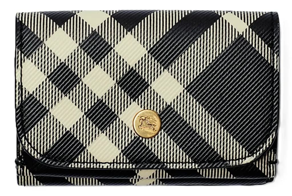 Ví Burberry Check Compact Wallet 'Black' 80952921