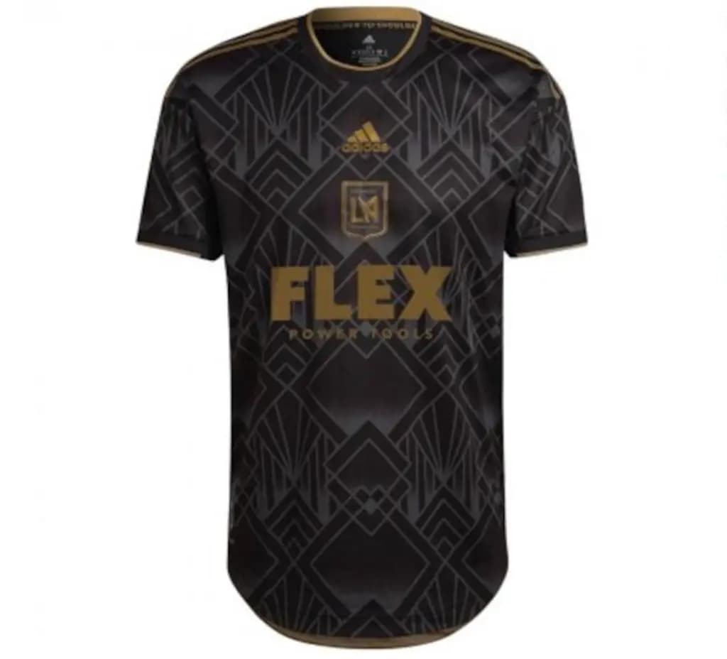 Áo Adidas Los Angeles FC Soccer Jersey 'Black' H45421