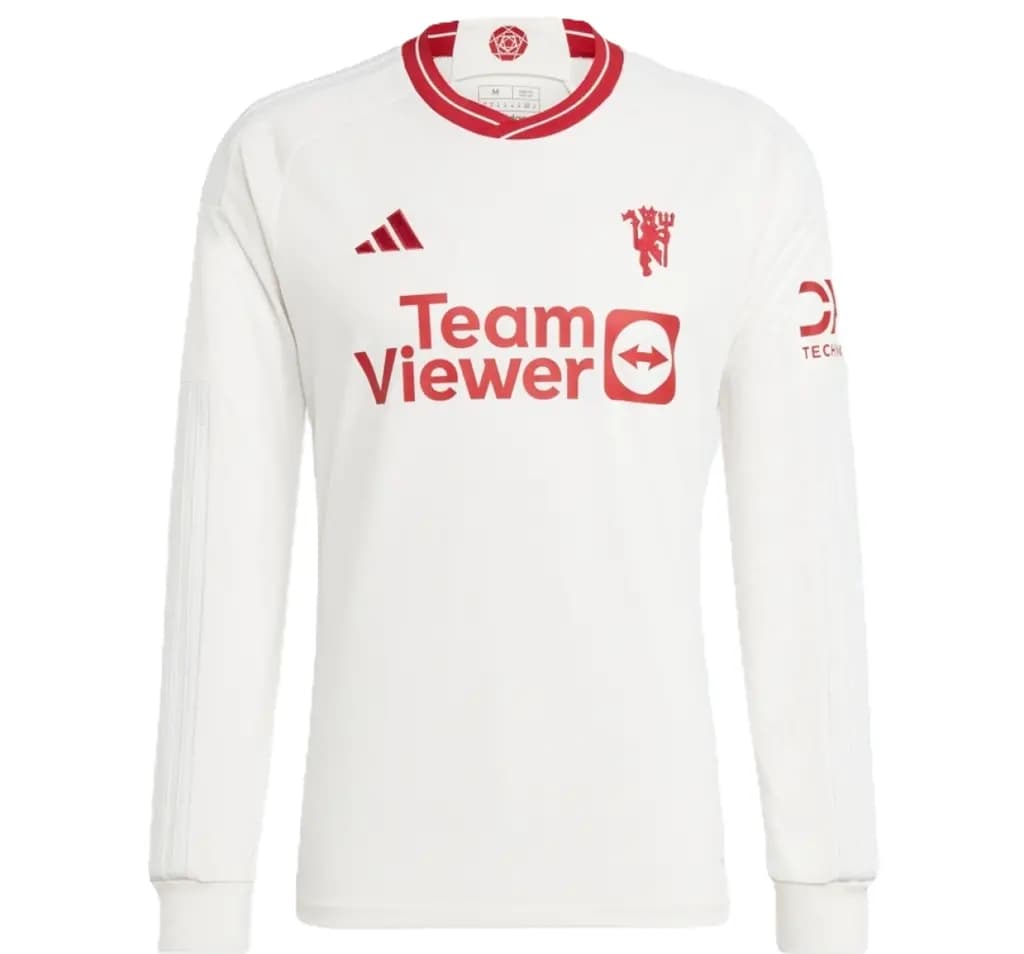 Áo Adidas Manchester United 2023/24 Third Long Sleeve 'White' IP1745