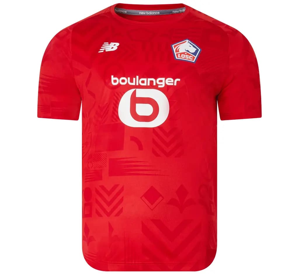 Áo Asics Lille LOSC Match Jersey 'Red' MT231367-HME