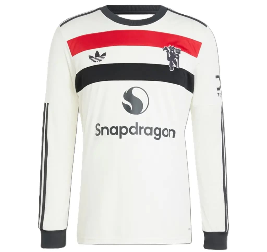 Áo Adidas Manchester United 24/25 Long Third Jersey 'White' IY7810