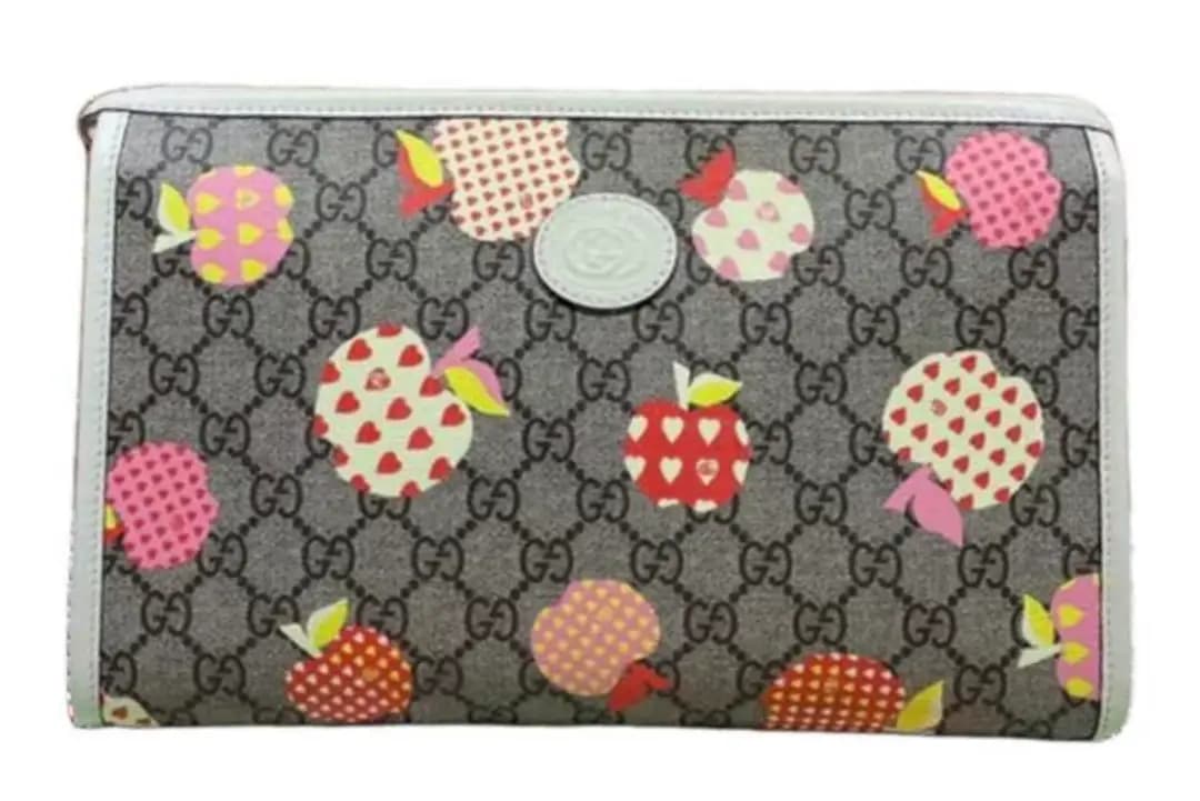 Ví Gucci Print Old Flower Logo 'Dark Blue' 664114-22KFG-9799