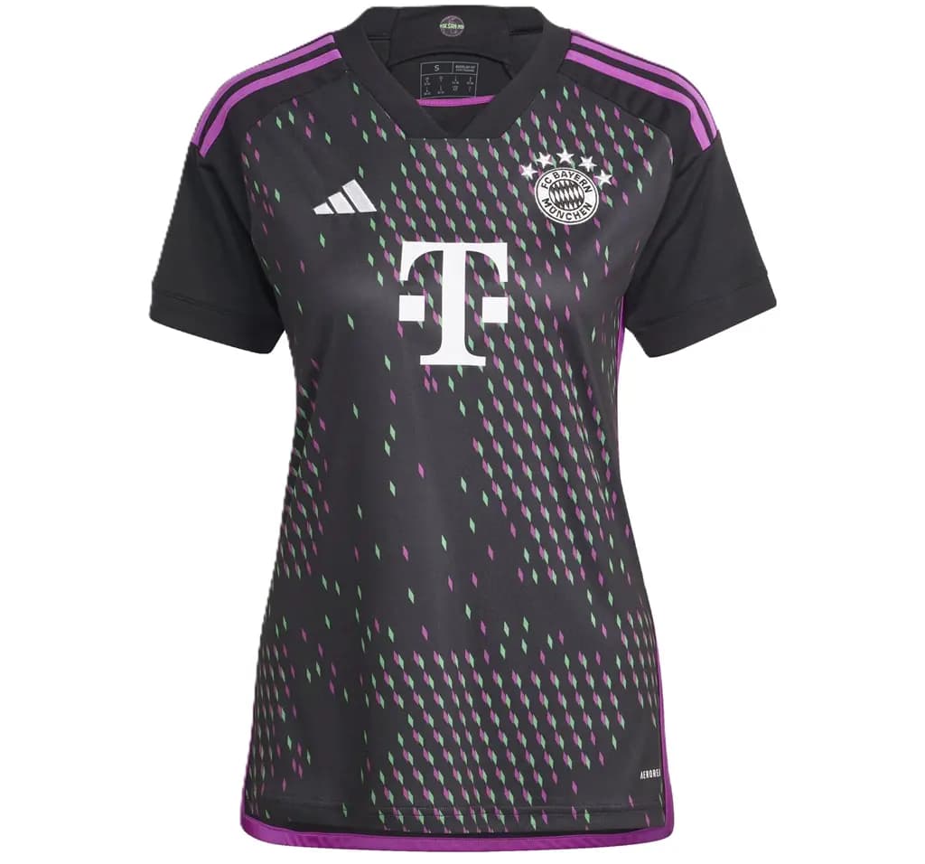 Áo Adidas FC Bayern 23/24 Away Jersey 'Black' IB1491